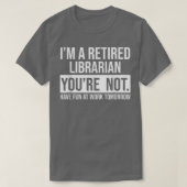 IK BEN EEN GEREGISTREERD LIBRARIAN DAT JE NIET TER T-SHIRT (Design voorkant)