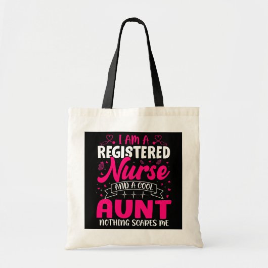Ik ben een geregistreerde verpleegster en tante... tote bag (Voorkant)