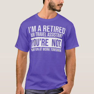 IK BEN EEN GEREGROERDE LUCHTREIZENBIJSTANDER DIE J T-SHIRT