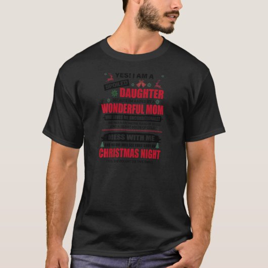 Ik ben een gesluierde dochter omdat Iu2019m door T-shirt (Voorkant)