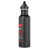 Ik ben een getatoeëerd flebotomist verpleegkundige waterfles  (Rechts)