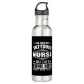 Ik ben een getatoeëerde verpleegster net als een n waterfles (Voorkant)