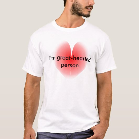 Ik ben een geweldig persoon T-shirt (Voorkant)