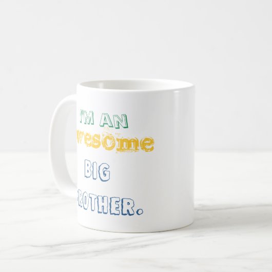 Ik ben een geweldige grote broer. mok (Voorkant links)