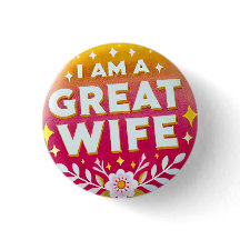 Ik ben een geweldige vrouw Button