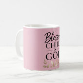 Ik Ben een Gezegend Kind van God Koffiemok (Voorkant links)
