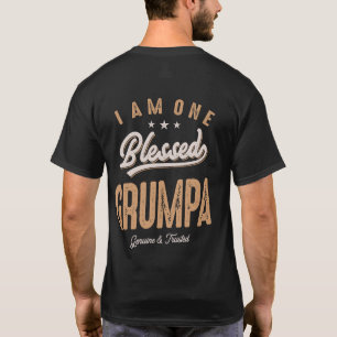Ik ben een gezegende Grumpa Grappige Vaderdag T-shirt