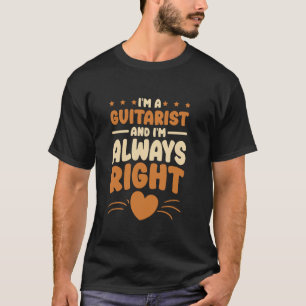 Ik ben een gitaarontwerp voor muzikant en gitaar L T-shirt
