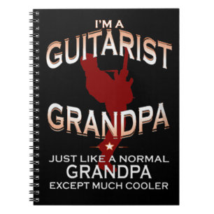 Ik ben een gitarist opa... notitieboek