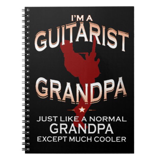 Ik ben een gitarist opa... notitieboek (Voorkant)
