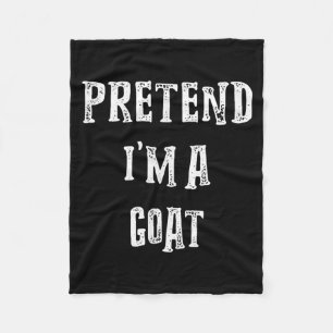 Ik ben een Goat Halloween Costume. Fleece Deken