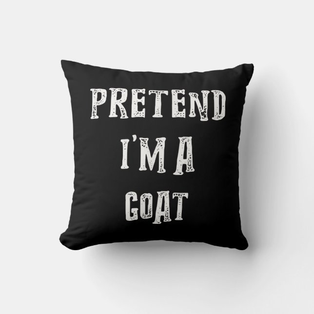 Ik ben een Goat Halloween Costume. Kussen (Voorkant)