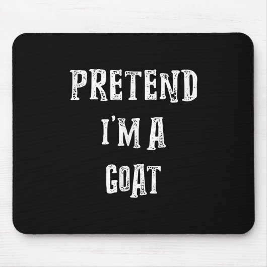 Ik ben een Goat Halloween Costume. Muismat (Voorkant)
