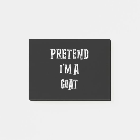 Ik ben een Goat Halloween Costume. Post-it® Notes (Voorkant)