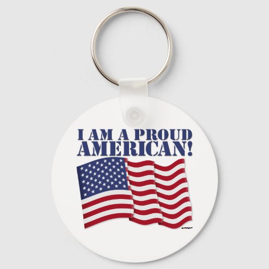IK BEN EEN GOED AMERIKAANS! SLEUTELHANGER (Voorkant)