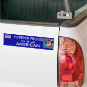 IK BEN EEN GOED AMERIKAANSE BUMPERSTICKER (Op Truck)