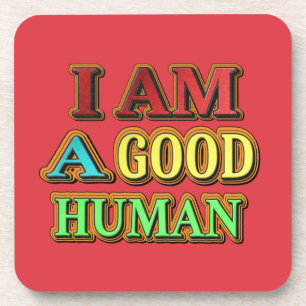 "Ik ben een goed menselijk" kutmodel. Nu kopen Bier Onderzetter