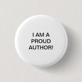 IK BEN EEN GOEDE AUTHOR. RONDE BUTTON 3,2 CM (Voorkant)
