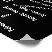 Ik ben een goede depressie, mentaal gezondheidsbew poster (Hoek)