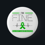 Ik ben een goede galwegkanker krijger ronde button 5,7 cm<br><div class="desc">Ik ben Fine Bile Duct Cancer Warrior Ondersteuning Galweg Cancer Awareness Gifts</div>
