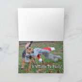 Ik ben een Goede Jongen Al Kerstmis van de Hond Feestdagen Kaart (Binnen)