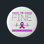 Ik ben een goede kankeraansteker. ronde button 5,7 cm<br><div class="desc">Ik ben Fijne Pancreatic Cancer Warrior Ondersteuning Pancreatic Cancer Awareness Gifts</div>