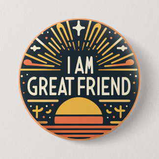 Ik ben een goede vriend Button