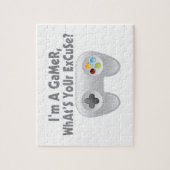 Ik ben een gokker... wat is je excuus? legpuzzel (Verticaal)