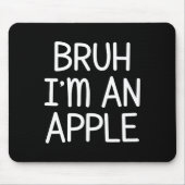 Ik ben een grappig Apple Lazy Halloween kostuumfee Muismat (Voorkant)