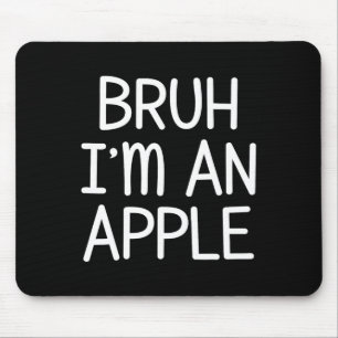 Ik ben een grappig Apple Lazy Halloween kostuumfee Muismat