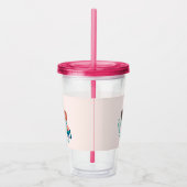 Ik ben een grappige binnenkat acryl drinkbeker (Rechts)