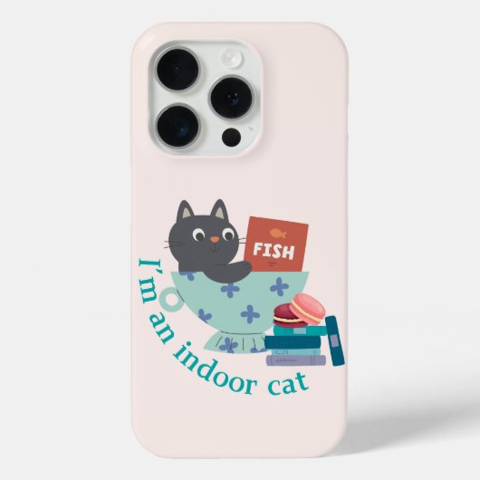 Ik ben een grappige binnenkat Case-Mate iPhone case (Achterkant)