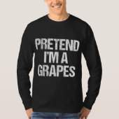 Ik ben een grappige grappenmaker Lazy Halloween. T-shirt (Voorkant)