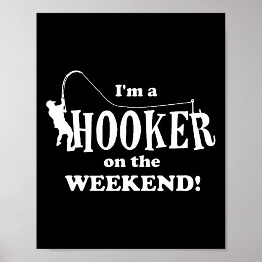 Ik ben een grappige hengel voor het weekend  poster (Voorkant)
