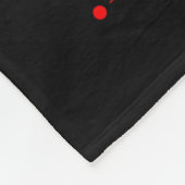 Ik ben een grappige kerstman-kerstman. fleece deken (Hoek)