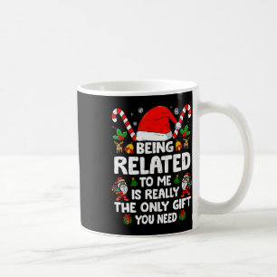 Ik ben een grappige kerstman-kerstman. koffiemok