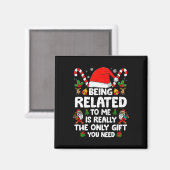 Ik ben een grappige kerstman-kerstman. magneet (Voorkant / Achterkant)