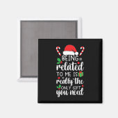 Ik ben een grappige kerstman-kerstman. magneet (Voorkant / Achterkant)