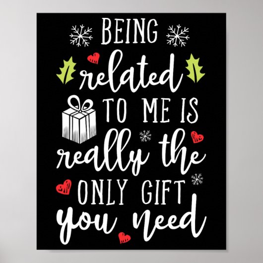 Ik ben een grappige kerstman-kerstman. poster (Voorkant)