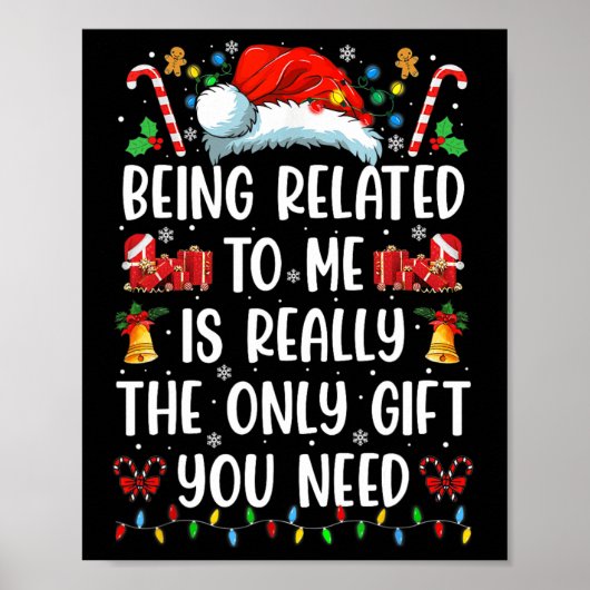 Ik ben een grappige kerstman-kerstman. poster (Voorkant)