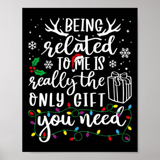 Ik ben een grappige kerstman-kerstman. poster (Voorkant)