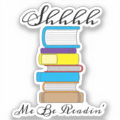 Ik ben een grappige prijsopgave voor boeken sticker (Voorkant)