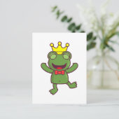 Ik ben een groene kikker briefkaart (Staand voorkant)