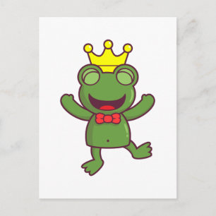 Ik ben een groene kikker briefkaart