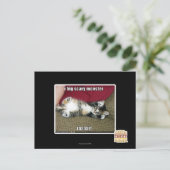 Ik ben een groot eng monster briefkaart (Staand voorkant)