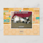 Ik ben een groot eng monster briefkaart (Voorkant)