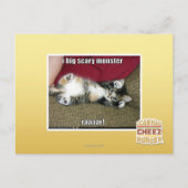 Ik ben een groot eng monster briefkaart (Voorkant)
