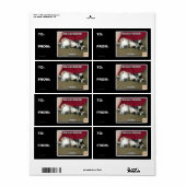 Ik ben een groot eng monster etiket (Full Sheet)