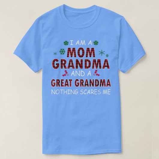 Ik ben een grootmoeder en een grote grootmoeder... t-shirt (Design voorkant)
