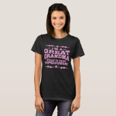 Ik ben een grootmoeder wat je Superpower is T-shirt (Voorkant volledig)